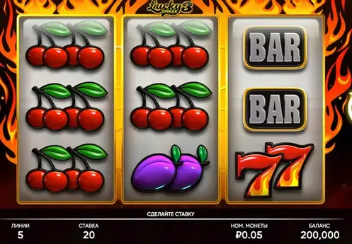 демо Лаки Стрик 3 слот Lucky Streak 3 demo слот